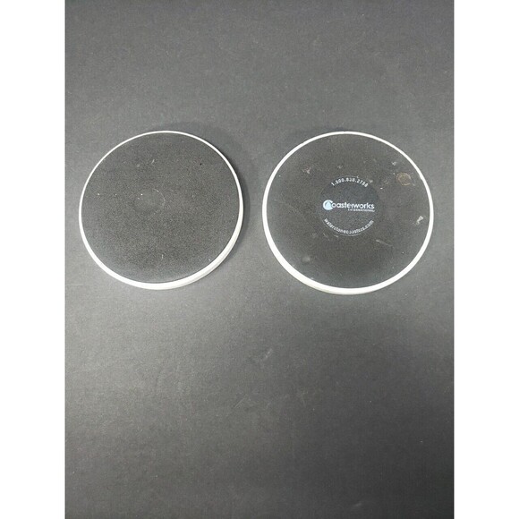 Coasters U.S. Air Force Logo Hot Cold Drinks Blue White Set of Two Foam Back - Picture 7 of 16